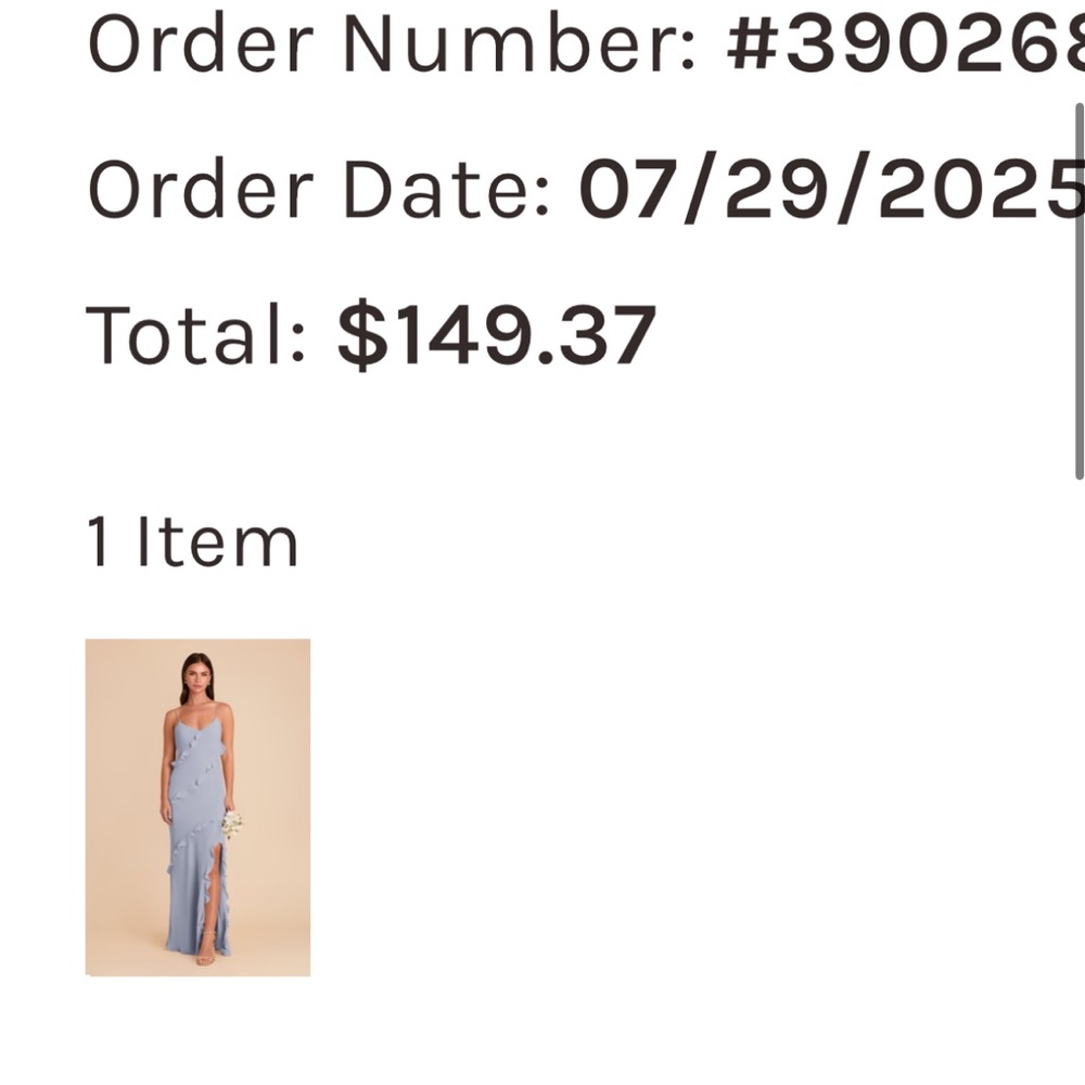 BIRDY GREY Chiffon Valentina Dress - Picture 2 of 8